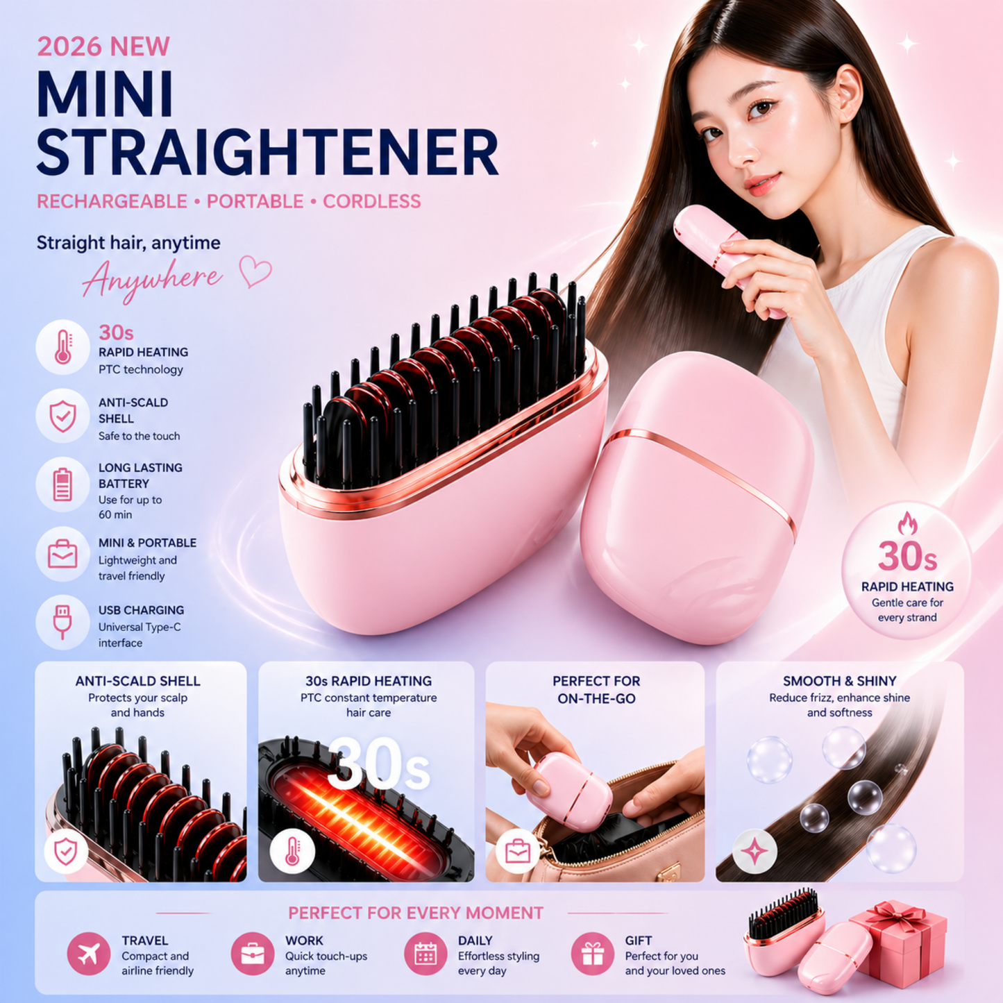 Mini Straightening Brush